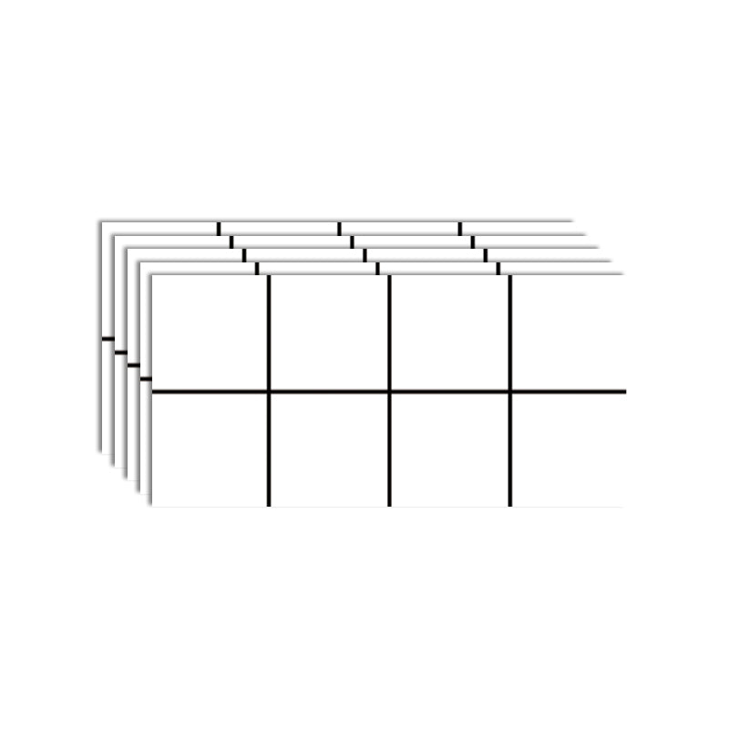 Modern Peel & Stick Field Tile Plastic Rectangular Grid 5 Pack Wallpaper for Kitchen Cream Clearhalo 'Flooring 'Home Improvement' 'home_improvement' 'home_improvement_peel_stick_blacksplash' 'Peel & Stick Backsplash Tile' 'peel_stick_blacksplash' 'Walls & Ceilings' Walls and Ceiling' 6496483