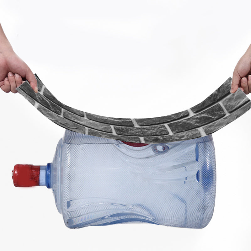 Industrial Wall Ceiling 3D Artificial Brick Living Room Peel and Stick Paneling (5-Pack) Clearhalo 'Flooring 'Home Improvement' 'home_improvement' 'home_improvement_wall_paneling' 'Wall Paneling' 'wall_paneling' 'Walls & Ceilings' Walls and Ceiling' 6496515