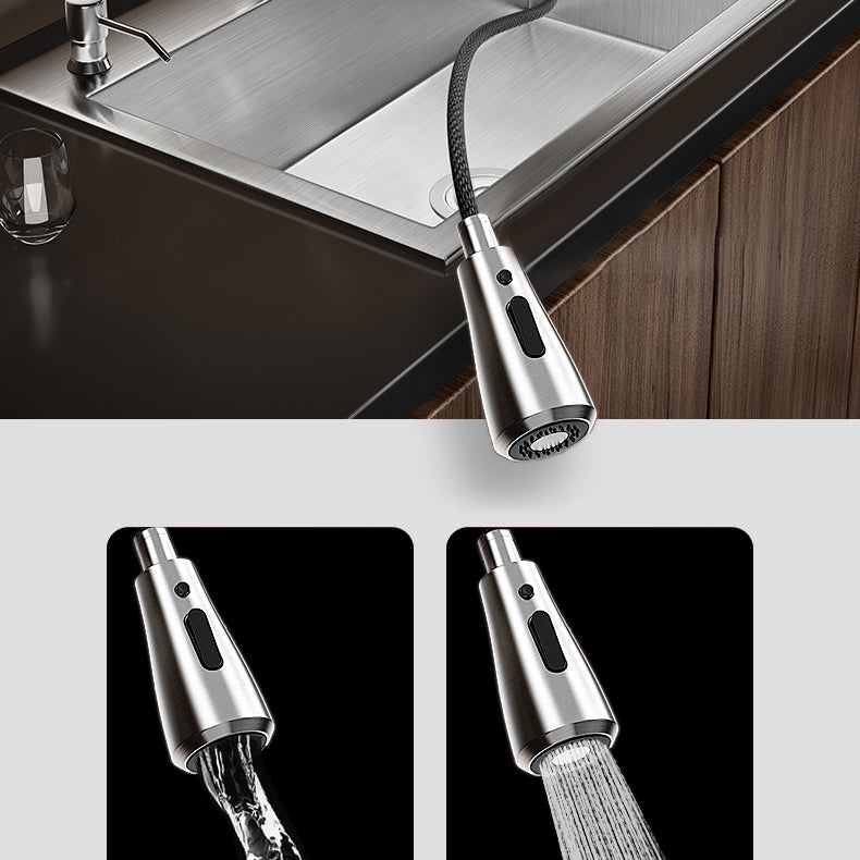 Classic Style Kitchen Sink Stainless Steel 3 Holes Drop-In Kitchen Sink Clearhalo 'Home Improvement' 'home_improvement' 'home_improvement_kitchen_sinks' 'Kitchen Remodel & Kitchen Fixtures' 'Kitchen Sinks & Faucet Components' 'Kitchen Sinks' 'kitchen_sinks' 6496595