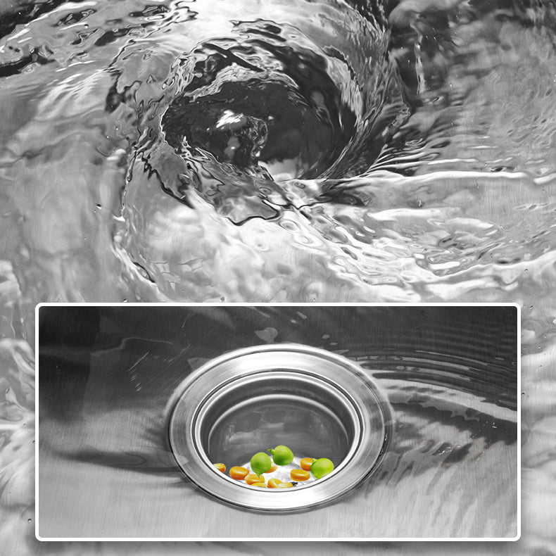 Classic Style Kitchen Sink Stainless Steel 3 Holes Drop-In Kitchen Sink Clearhalo 'Home Improvement' 'home_improvement' 'home_improvement_kitchen_sinks' 'Kitchen Remodel & Kitchen Fixtures' 'Kitchen Sinks & Faucet Components' 'Kitchen Sinks' 'kitchen_sinks' 6496596