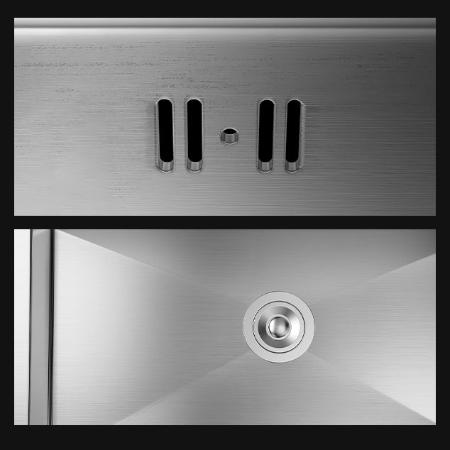 Classic Style Kitchen Sink Stainless Steel 3 Holes Drop-In Kitchen Sink Clearhalo 'Home Improvement' 'home_improvement' 'home_improvement_kitchen_sinks' 'Kitchen Remodel & Kitchen Fixtures' 'Kitchen Sinks & Faucet Components' 'Kitchen Sinks' 'kitchen_sinks' 6496606