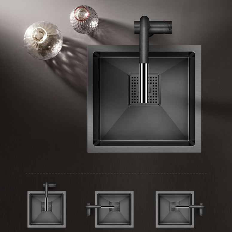 Contemporary Style Kitchen Sink Stainless Steel Overflow Hole Design Kitchen Sink Clearhalo 'Home Improvement' 'home_improvement' 'home_improvement_kitchen_sinks' 'Kitchen Remodel & Kitchen Fixtures' 'Kitchen Sinks & Faucet Components' 'Kitchen Sinks' 'kitchen_sinks' 6496717