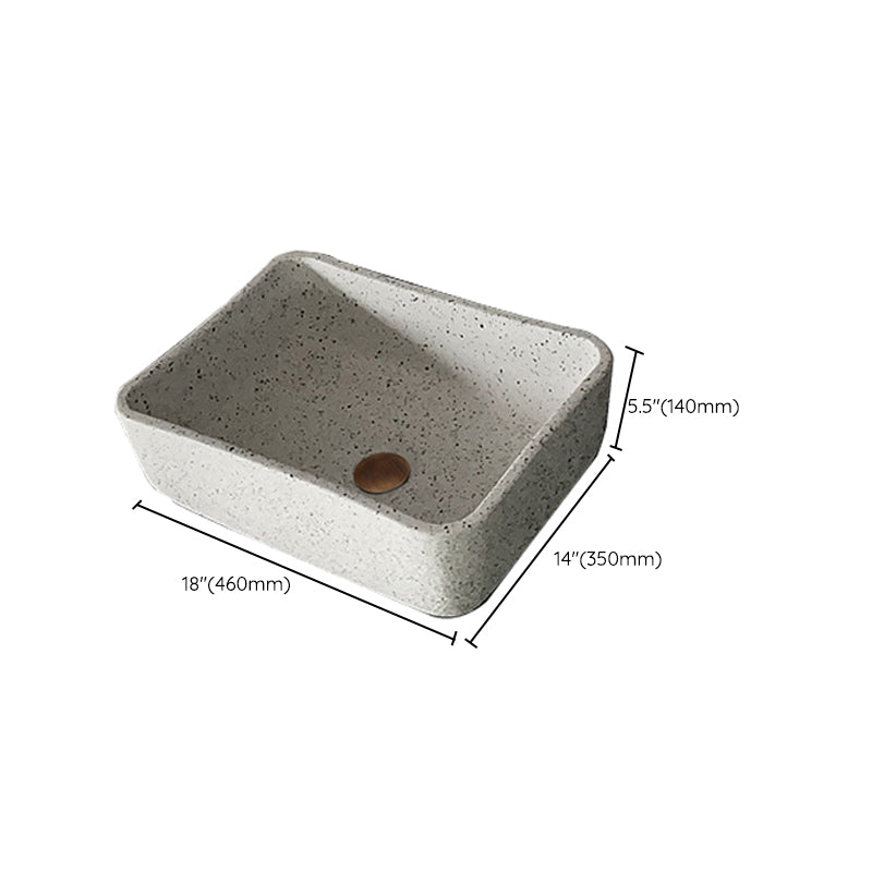 Modern Vessel Bathroom Sink Porcelain Vessel Lavatory Sink with Faucet Clearhalo 'Bathroom Remodel & Bathroom Fixtures' 'Bathroom Sinks & Faucet Components' 'Bathroom Sinks' 'bathroom_sink' 'Home Improvement' 'home_improvement' 'home_improvement_bathroom_sink' 6496757