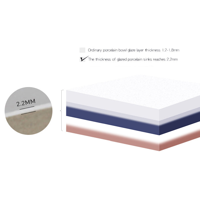 Traditional Vessel Lavatory Sink Oval Porcelain with Pop-Up Drain Basin Sink Clearhalo 'Bathroom Remodel & Bathroom Fixtures' 'Bathroom Sinks & Faucet Components' 'Bathroom Sinks' 'bathroom_sink' 'Home Improvement' 'home_improvement' 'home_improvement_bathroom_sink' 6496924