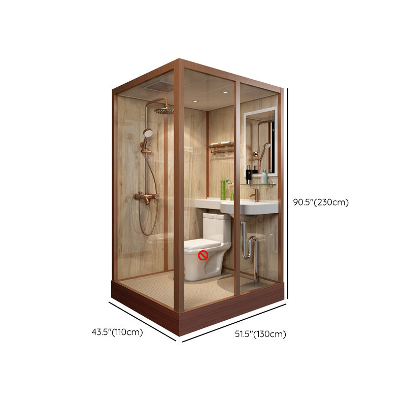 Sliding Doors Shower Stall with Base Included Framed Shower Stall in White Clearhalo 'Bathroom Remodel & Bathroom Fixtures' 'Home Improvement' 'home_improvement' 'home_improvement_shower_stalls_enclosures' 'Shower Stalls & Enclosures' 'shower_stalls_enclosures' 'Showers & Bathtubs' 6497038