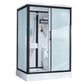 Framed Tempered Glass Shower Kit with Base Included Framed Shower Stall Clearhalo 'Bathroom Remodel & Bathroom Fixtures' 'Home Improvement' 'home_improvement' 'home_improvement_shower_stalls_enclosures' 'Shower Stalls & Enclosures' 'shower_stalls_enclosures' 'Showers & Bathtubs' 6497050