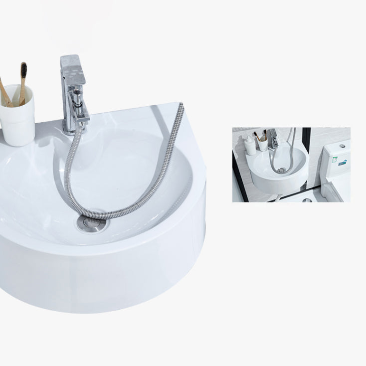 Framed Tempered Glass Shower Kit with Base Included Framed Shower Stall Clearhalo 'Bathroom Remodel & Bathroom Fixtures' 'Home Improvement' 'home_improvement' 'home_improvement_shower_stalls_enclosures' 'Shower Stalls & Enclosures' 'shower_stalls_enclosures' 'Showers & Bathtubs' 6497053