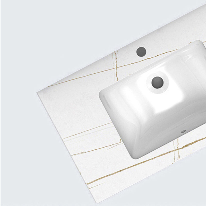 Modern Aluminium Faucet Included Bathroom Sink Vanity with Soft Close Door Clearhalo 'Bathroom Remodel & Bathroom Fixtures' 'Bathroom Vanities' 'bathroom_vanities' 'Home Improvement' 'home_improvement' 'home_improvement_bathroom_vanities' 6497119