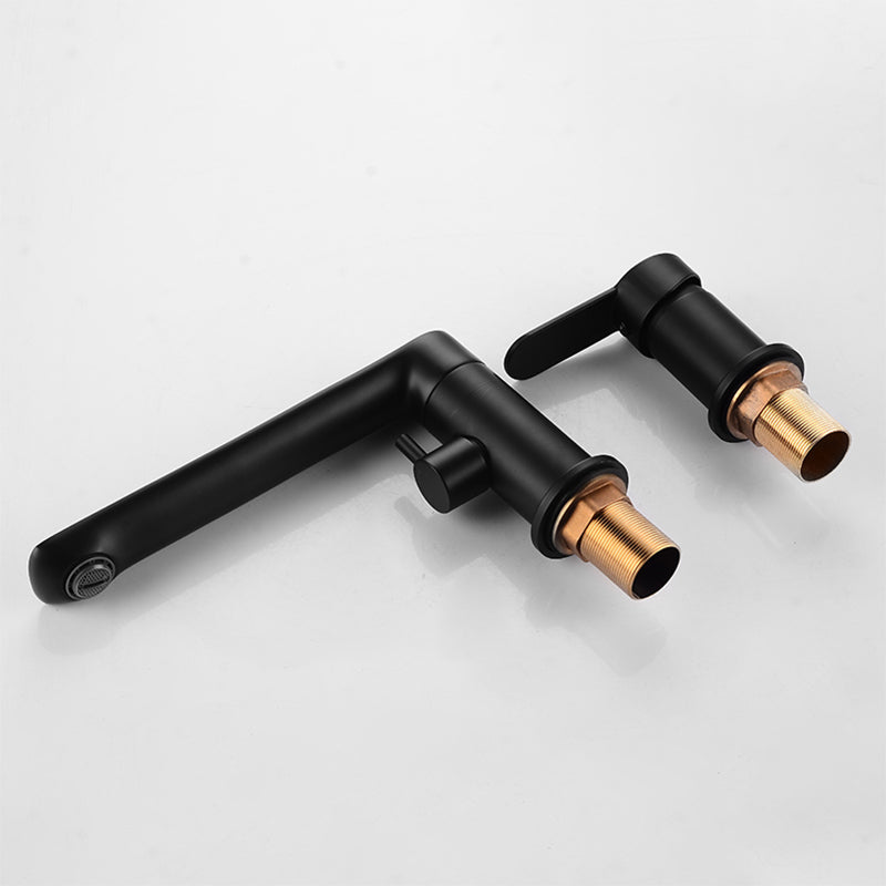 Deck Mounted Copper Freestanding Tub Filler Low Arc Roman Tub Faucet Set Clearhalo 'Bathroom Remodel & Bathroom Fixtures' 'Bathtub Faucets' 'bathtub_faucets' 'Home Improvement' 'home_improvement' 'home_improvement_bathtub_faucets' 6497195