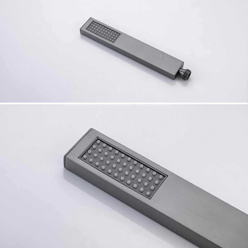 Floor Mounted Metal Freestanding Tub Filler Swivel Freestanding Faucet Clearhalo 'Bathroom Remodel & Bathroom Fixtures' 'Bathtub Faucets' 'bathtub_faucets' 'Home Improvement' 'home_improvement' 'home_improvement_bathtub_faucets' 6497273