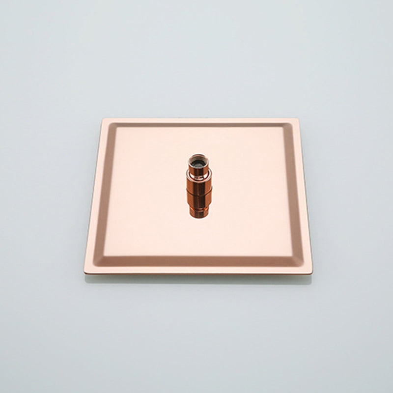 Stainless Steel Square Showerhead Standard Spray Pattern Wall-Mount Showerhead Clearhalo 'Bathroom Remodel & Bathroom Fixtures' 'Home Improvement' 'home_improvement' 'home_improvement_shower_heads' 'Shower Heads' 'shower_heads' 'Showers & Bathtubs Plumbing' 'Showers & Bathtubs' 6497333