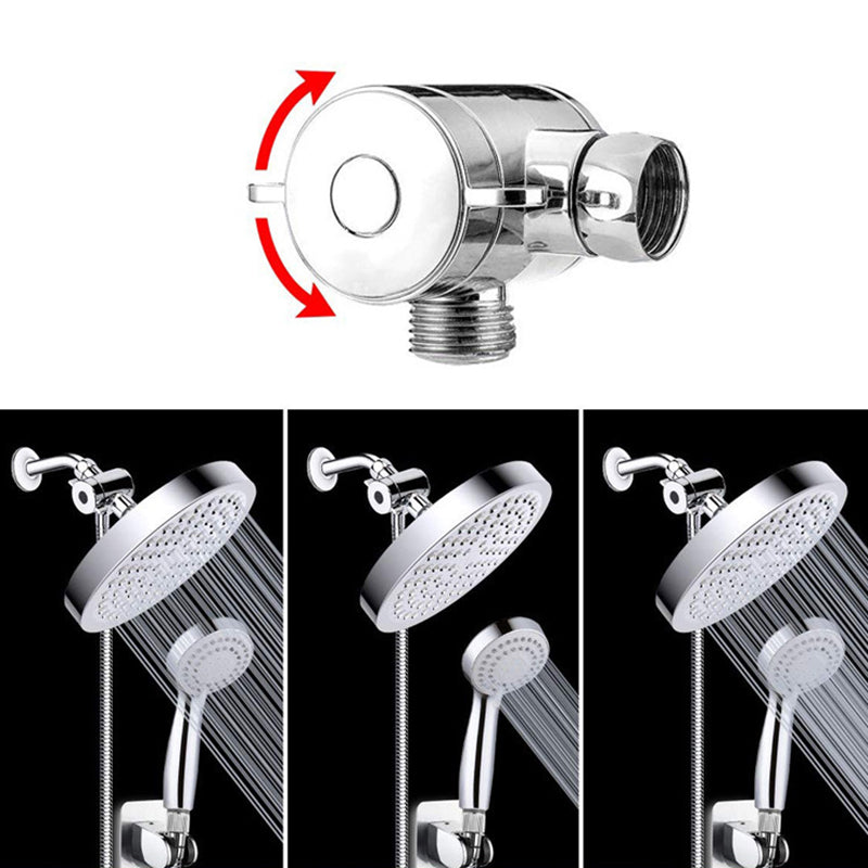 Contemporary Style Shower Head Metal Bathroom Shower Head with Hose Clearhalo 'Bathroom Remodel & Bathroom Fixtures' 'Home Improvement' 'home_improvement' 'home_improvement_shower_heads' 'Shower Heads' 'shower_heads' 'Showers & Bathtubs Plumbing' 'Showers & Bathtubs' 6497339