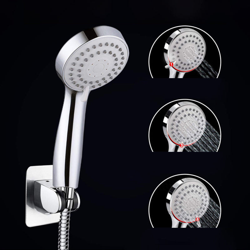 Contemporary Style Shower Head Metal Bathroom Shower Head with Hose Clearhalo 'Bathroom Remodel & Bathroom Fixtures' 'Home Improvement' 'home_improvement' 'home_improvement_shower_heads' 'Shower Heads' 'shower_heads' 'Showers & Bathtubs Plumbing' 'Showers & Bathtubs' 6497341