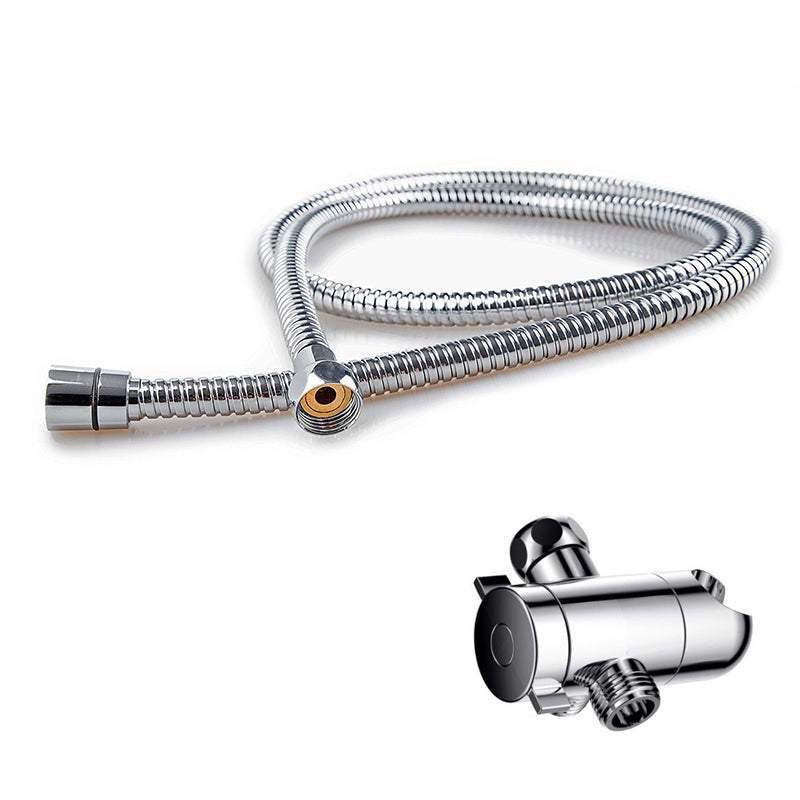 Traditional Style Shower Head Double Bathroom Shower Heads with Round Shape Clearhalo 'Bathroom Remodel & Bathroom Fixtures' 'Home Improvement' 'home_improvement' 'home_improvement_shower_heads' 'Shower Heads' 'shower_heads' 'Showers & Bathtubs Plumbing' 'Showers & Bathtubs' 6497363