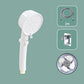 Wall-mounted Shower Head Plastic Bathroom Handheld Shower Head White Shower Heads & Hose & Wall pedestal 2 meter Hose Clearhalo 'Bathroom Remodel & Bathroom Fixtures' 'Home Improvement' 'home_improvement' 'home_improvement_shower_heads' 'Shower Heads' 'shower_heads' 'Showers & Bathtubs Plumbing' 'Showers & Bathtubs' 6497382