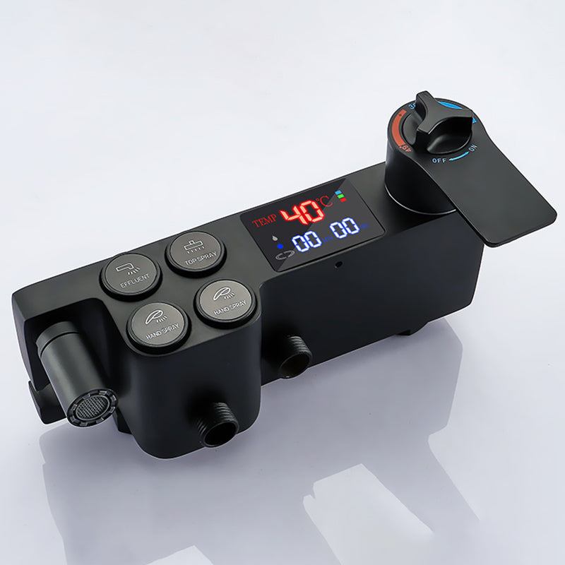 Contemporary Style Shower System Spot Resist Copper Wall Mounted Shower System Clearhalo 'Bathroom Remodel & Bathroom Fixtures' 'Home Improvement' 'home_improvement' 'home_improvement_shower_faucets' 'Shower Faucets & Systems' 'shower_faucets' 'Showers & Bathtubs Plumbing' 'Showers & Bathtubs' 6497528