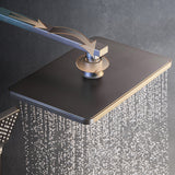 Modern Shower System Rectangle Handle Lever Wall Mounted Copper Shower System Clearhalo 'Bathroom Remodel & Bathroom Fixtures' 'Home Improvement' 'home_improvement' 'home_improvement_shower_faucets' 'Shower Faucets & Systems' 'shower_faucets' 'Showers & Bathtubs Plumbing' 'Showers & Bathtubs' 6497553