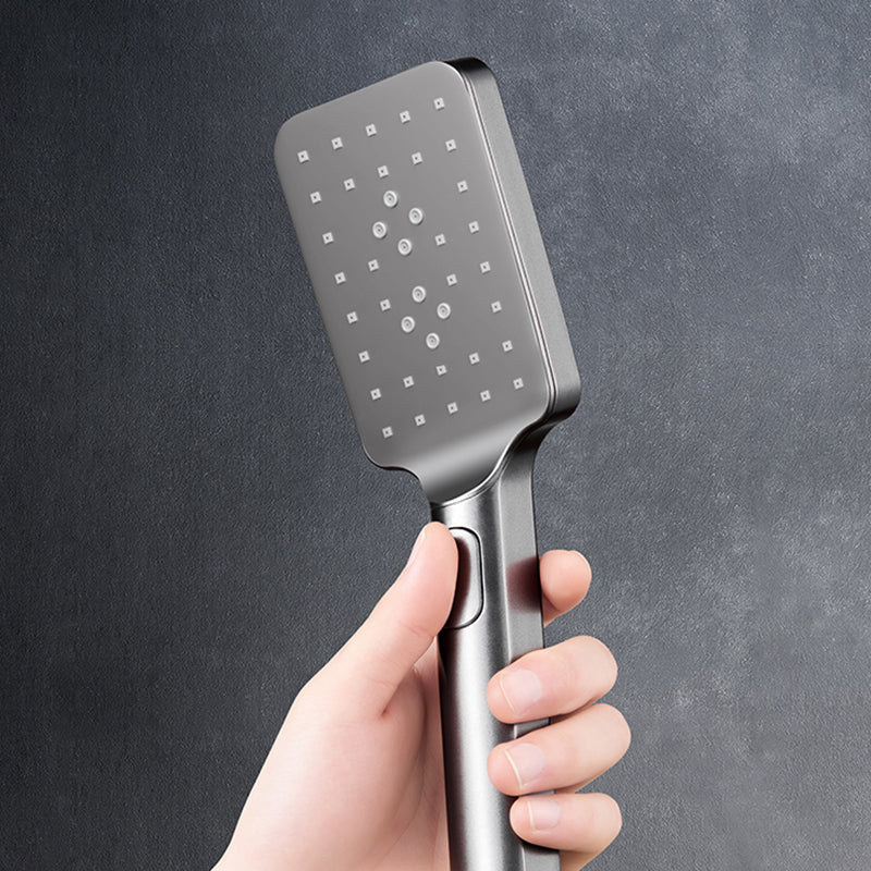 Modern Shower System Rectangle Handle Lever Wall Mounted Copper Shower System Clearhalo 'Bathroom Remodel & Bathroom Fixtures' 'Home Improvement' 'home_improvement' 'home_improvement_shower_faucets' 'Shower Faucets & Systems' 'shower_faucets' 'Showers & Bathtubs Plumbing' 'Showers & Bathtubs' 6497567