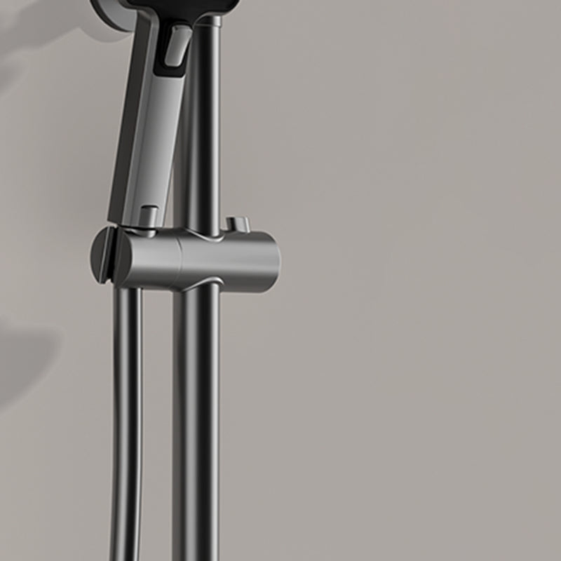 Contemporary Style Shower System Copper Spot Resist Wall Mounted Shower System Clearhalo 'Bathroom Remodel & Bathroom Fixtures' 'Home Improvement' 'home_improvement' 'home_improvement_shower_faucets' 'Shower Faucets & Systems' 'shower_faucets' 'Showers & Bathtubs Plumbing' 'Showers & Bathtubs' 6497603