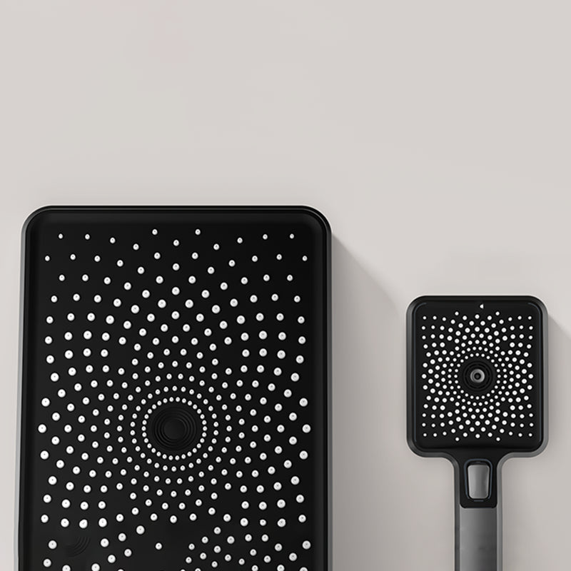 Contemporary Style Shower System Copper Spot Resist Wall Mounted Shower System Clearhalo 'Bathroom Remodel & Bathroom Fixtures' 'Home Improvement' 'home_improvement' 'home_improvement_shower_faucets' 'Shower Faucets & Systems' 'shower_faucets' 'Showers & Bathtubs Plumbing' 'Showers & Bathtubs' 6497608