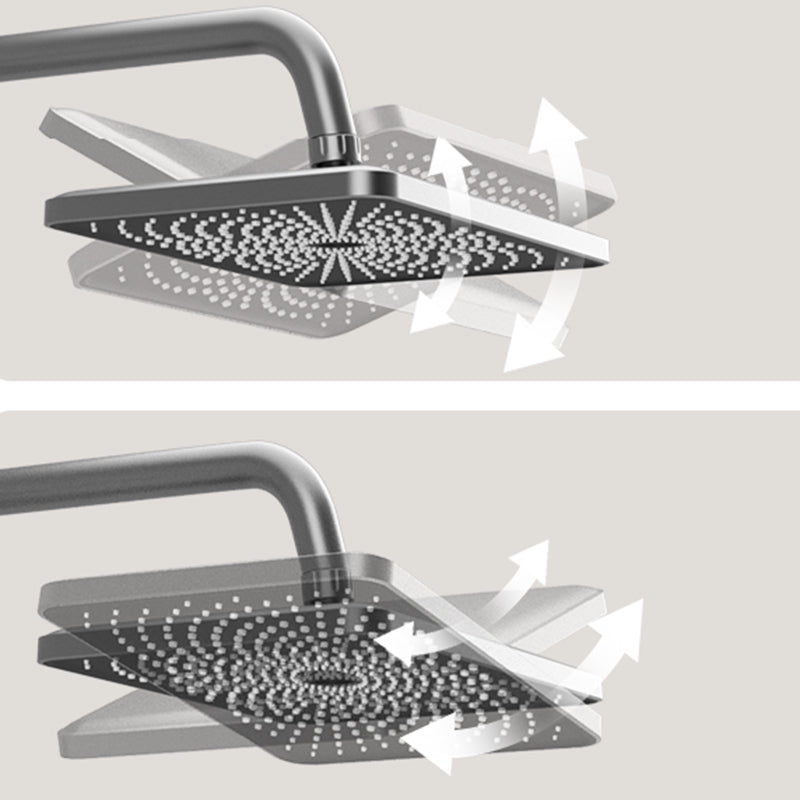 Contemporary Style Shower System Copper Spot Resist Wall Mounted Shower System Clearhalo 'Bathroom Remodel & Bathroom Fixtures' 'Home Improvement' 'home_improvement' 'home_improvement_shower_faucets' 'Shower Faucets & Systems' 'shower_faucets' 'Showers & Bathtubs Plumbing' 'Showers & Bathtubs' 6497610