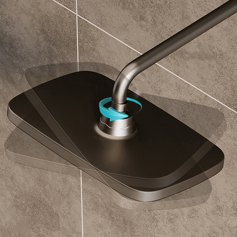 Modern Style Shower System Spot Resist Wall Mounted Rain Shower System Clearhalo 'Bathroom Remodel & Bathroom Fixtures' 'Home Improvement' 'home_improvement' 'home_improvement_shower_faucets' 'Shower Faucets & Systems' 'shower_faucets' 'Showers & Bathtubs Plumbing' 'Showers & Bathtubs' 6497626