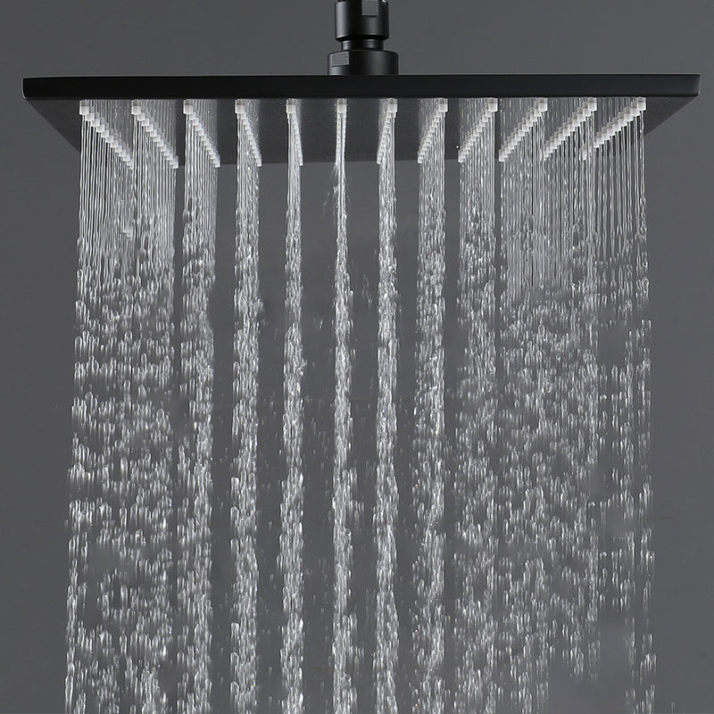 Modern Style Copper Shower System Spot Resist Ceiling Mounted Shower System Clearhalo 'Bathroom Remodel & Bathroom Fixtures' 'Home Improvement' 'home_improvement' 'home_improvement_shower_faucets' 'Shower Faucets & Systems' 'shower_faucets' 'Showers & Bathtubs Plumbing' 'Showers & Bathtubs' 6497643