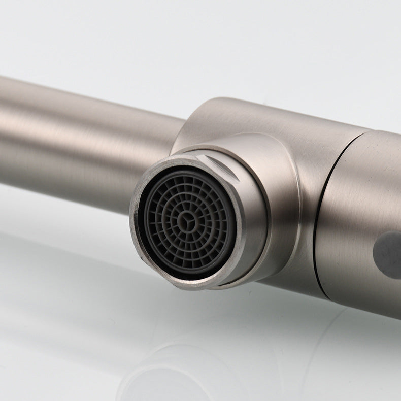 Modern One Handle Wall-mounted Pot Filler Low Profile Water Filler Clearhalo 'Home Improvement' 'home_improvement' 'home_improvement_kitchen_faucets' 'Kitchen Faucets' 'Kitchen Remodel & Kitchen Fixtures' 'Kitchen Sinks & Faucet Components' 'kitchen_faucets' 6497673