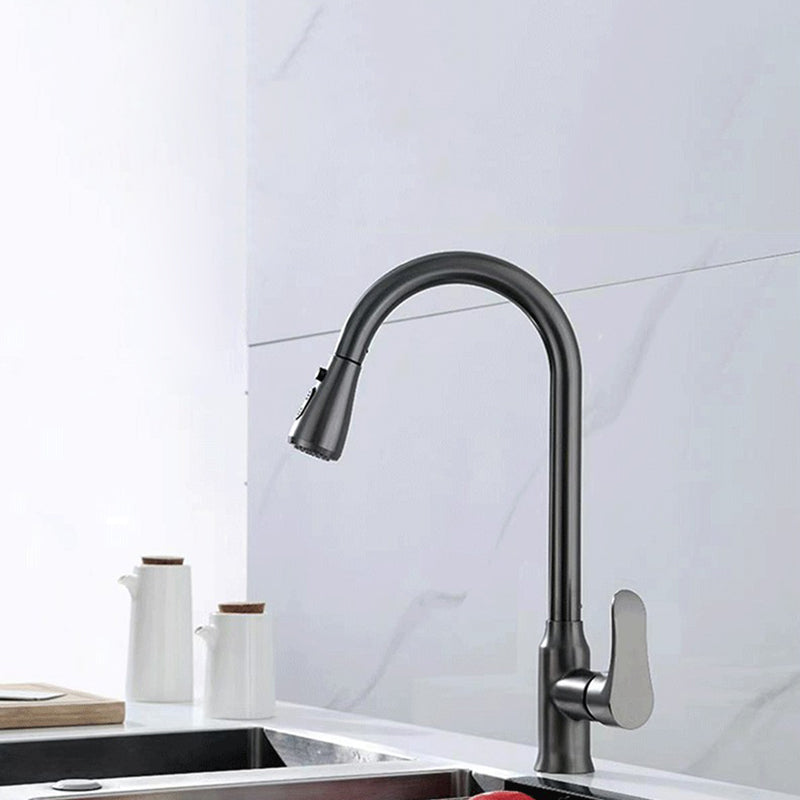 1-Handle Faucets Copper with Pull Out Sprayer with Water Dispenser Faucets Clearhalo 'Home Improvement' 'home_improvement' 'home_improvement_kitchen_faucets' 'Kitchen Faucets' 'Kitchen Remodel & Kitchen Fixtures' 'Kitchen Sinks & Faucet Components' 'kitchen_faucets' 6497713
