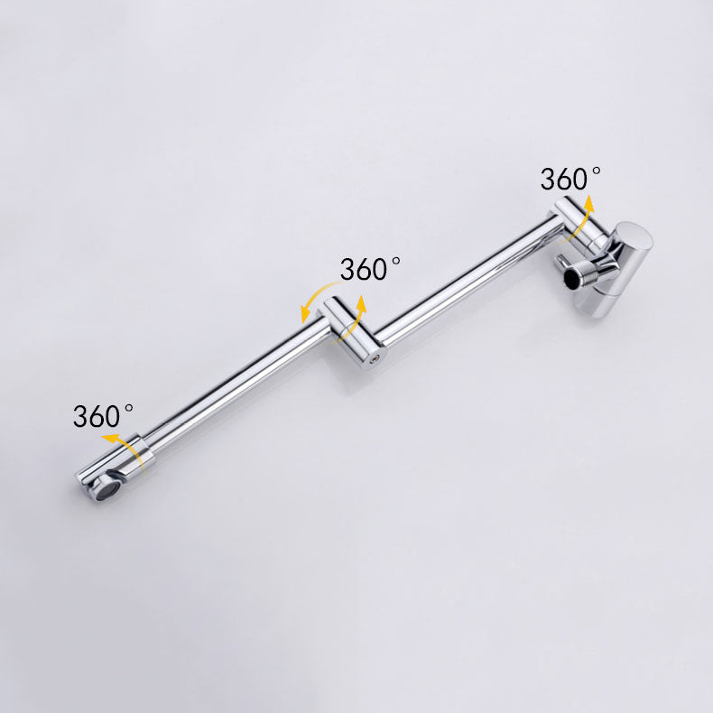 Modern Kitchen Sink Faucet Brass Lever Handles Pot Filler Kitchen Faucet Clearhalo 'Home Improvement' 'home_improvement' 'home_improvement_kitchen_faucets' 'Kitchen Faucets' 'Kitchen Remodel & Kitchen Fixtures' 'Kitchen Sinks & Faucet Components' 'kitchen_faucets' 6497767