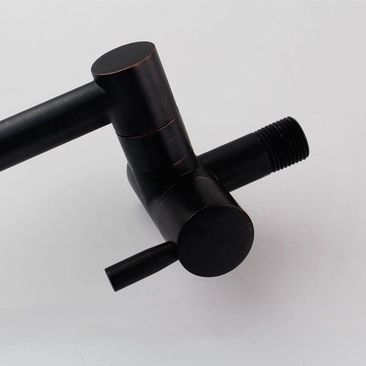 Modern Kitchen Sink Faucet Brass Lever Handles Pot Filler Kitchen Faucet Clearhalo 'Home Improvement' 'home_improvement' 'home_improvement_kitchen_faucets' 'Kitchen Faucets' 'Kitchen Remodel & Kitchen Fixtures' 'Kitchen Sinks & Faucet Components' 'kitchen_faucets' 6497773