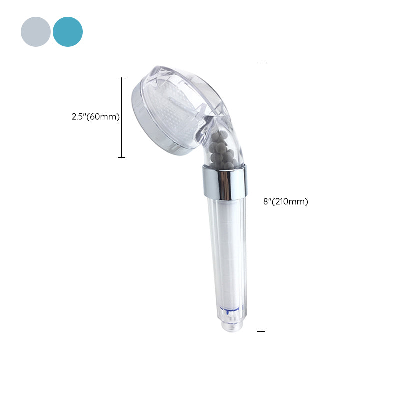 Contemporary Shower Head Plastic Bathroom Wall-mounted Shower Head Clearhalo 'Bathroom Remodel & Bathroom Fixtures' 'Home Improvement' 'home_improvement' 'home_improvement_shower_heads' 'Shower Heads' 'shower_heads' 'Showers & Bathtubs Plumbing' 'Showers & Bathtubs' 6498381