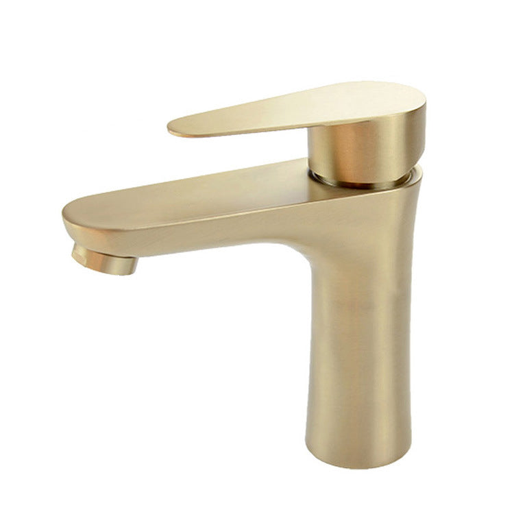 Modern Lavatory Faucet Solid Color Centerset Low Arc Faucet for Bathroom Clearhalo 'Bathroom Remodel & Bathroom Fixtures' 'Bathroom Sink Faucets' 'Bathroom Sinks & Faucet Components' 'bathroom_sink_faucets' 'Home Improvement' 'home_improvement' 'home_improvement_bathroom_sink_faucets' 6502476