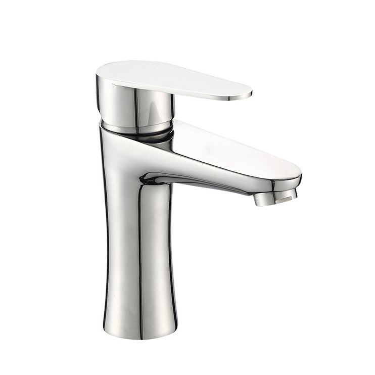 Modern Lavatory Faucet Solid Color Centerset Low Arc Faucet for Bathroom Clearhalo 'Bathroom Remodel & Bathroom Fixtures' 'Bathroom Sink Faucets' 'Bathroom Sinks & Faucet Components' 'bathroom_sink_faucets' 'Home Improvement' 'home_improvement' 'home_improvement_bathroom_sink_faucets' 6502483
