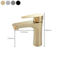 Modern Lavatory Faucet Solid Color Centerset Low Arc Faucet for Bathroom Clearhalo 'Bathroom Remodel & Bathroom Fixtures' 'Bathroom Sink Faucets' 'Bathroom Sinks & Faucet Components' 'bathroom_sink_faucets' 'Home Improvement' 'home_improvement' 'home_improvement_bathroom_sink_faucets' 6502487