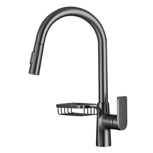 Modern 1-Handle Faucet Pull out Sprayer with Water Dispenser Faucet Clearhalo 'Home Improvement' 'home_improvement' 'home_improvement_kitchen_faucets' 'Kitchen Faucets' 'Kitchen Remodel & Kitchen Fixtures' 'Kitchen Sinks & Faucet Components' 'kitchen_faucets' 6502519