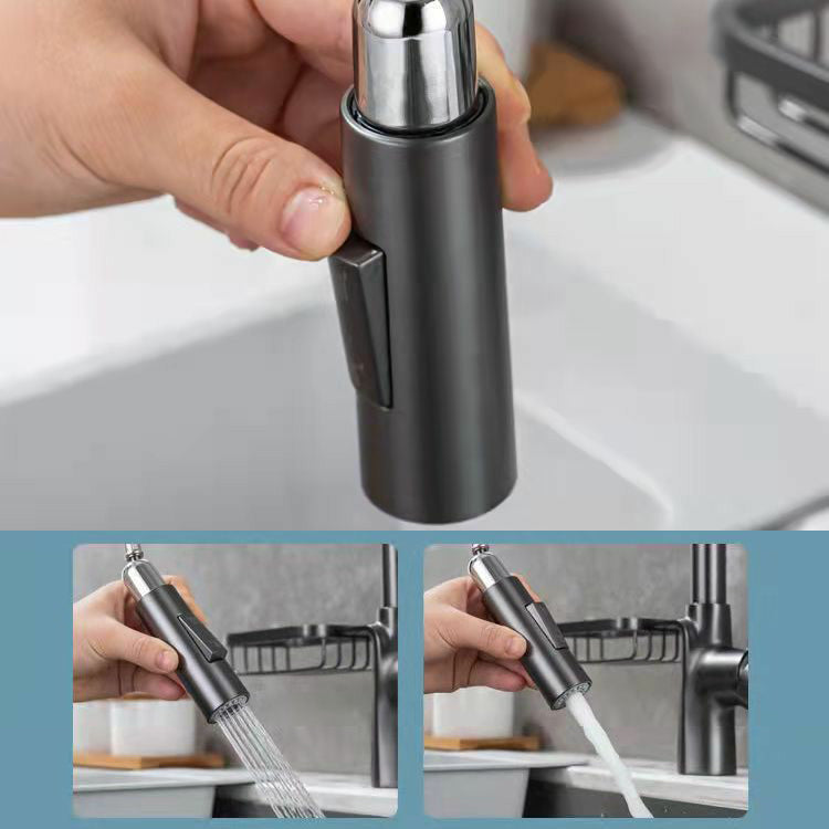 Modern 1-Handle Faucet Pull out Sprayer with Water Dispenser Faucet Clearhalo 'Home Improvement' 'home_improvement' 'home_improvement_kitchen_faucets' 'Kitchen Faucets' 'Kitchen Remodel & Kitchen Fixtures' 'Kitchen Sinks & Faucet Components' 'kitchen_faucets' 6502520
