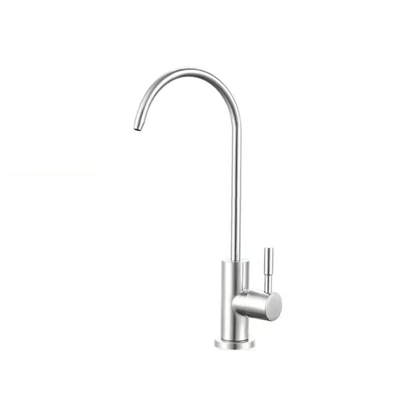 Modern 1-Handle Faucet with Water Dispenser 1-Hole Standard Kitchen Faucet Clearhalo 'Home Improvement' 'home_improvement' 'home_improvement_kitchen_faucets' 'Kitchen Faucets' 'Kitchen Remodel & Kitchen Fixtures' 'Kitchen Sinks & Faucet Components' 'kitchen_faucets' 6502589