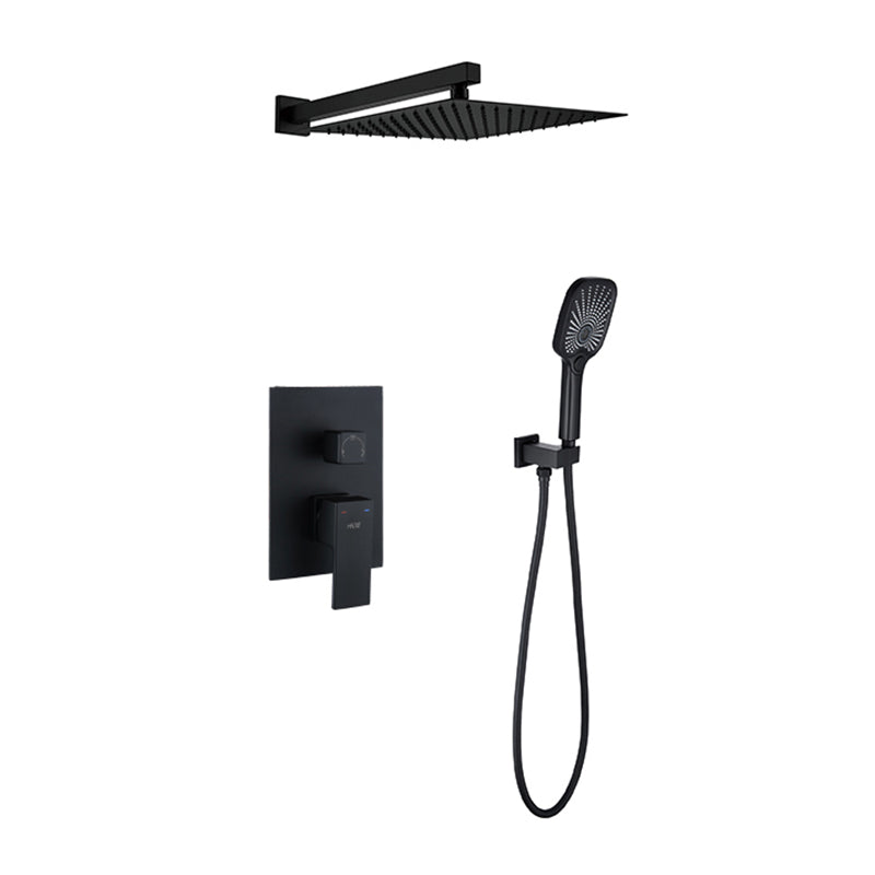 Modern Shower Set Brass Square Temperature Control Shower System In-wall Top Spray 2 Clearhalo 'Bathroom Remodel & Bathroom Fixtures' 'Home Improvement' 'home_improvement' 'home_improvement_shower_faucets' 'Shower Faucets & Systems' 'shower_faucets' 'Showers & Bathtubs Plumbing' 'Showers & Bathtubs' 6502623