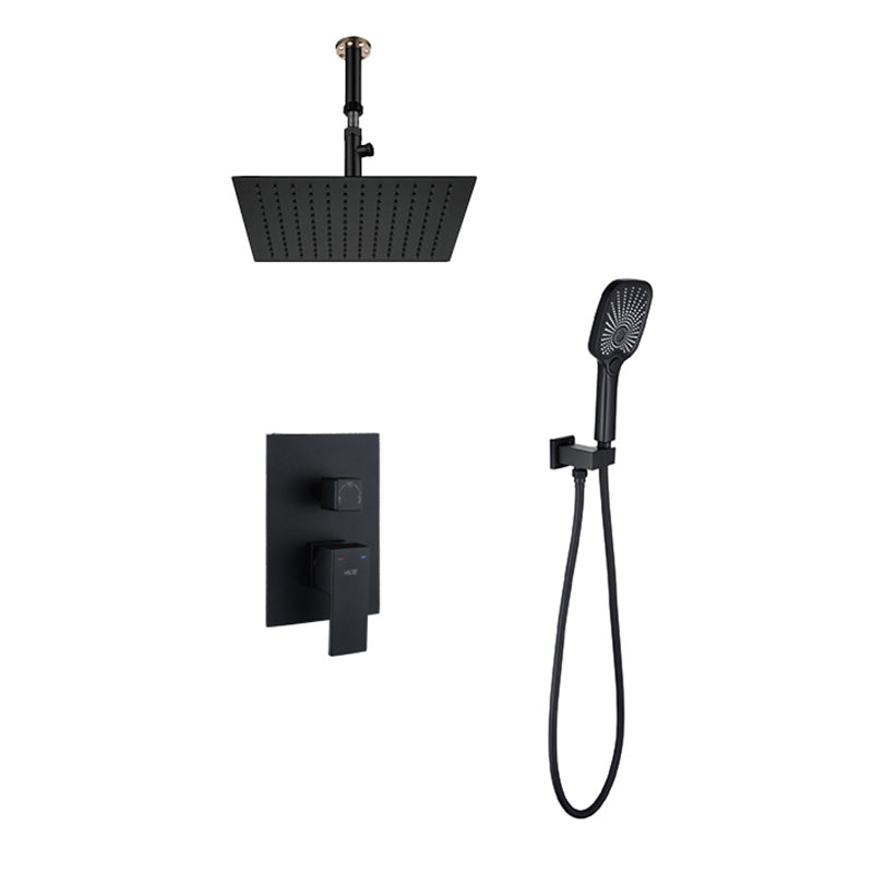 Modern Shower Set Brass Square Temperature Control Shower System Ceiling Top Spray 2 Clearhalo 'Bathroom Remodel & Bathroom Fixtures' 'Home Improvement' 'home_improvement' 'home_improvement_shower_faucets' 'Shower Faucets & Systems' 'shower_faucets' 'Showers & Bathtubs Plumbing' 'Showers & Bathtubs' 6502626