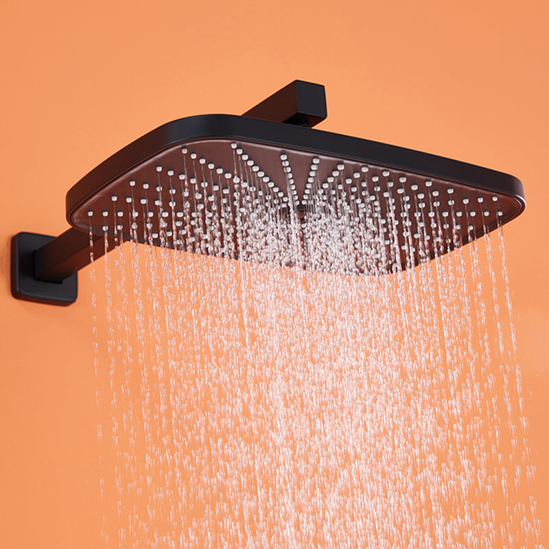 Modern Shower Set Brass Temperature Control Ceiling Mounted Shower System Clearhalo 'Bathroom Remodel & Bathroom Fixtures' 'Home Improvement' 'home_improvement' 'home_improvement_shower_faucets' 'Shower Faucets & Systems' 'shower_faucets' 'Showers & Bathtubs Plumbing' 'Showers & Bathtubs' 6502684