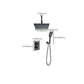 Modern Shower Set Brass Temperature Control Ceiling Mounted Shower System Clearhalo 'Bathroom Remodel & Bathroom Fixtures' 'Home Improvement' 'home_improvement' 'home_improvement_shower_faucets' 'Shower Faucets & Systems' 'shower_faucets' 'Showers & Bathtubs Plumbing' 'Showers & Bathtubs' 6502699