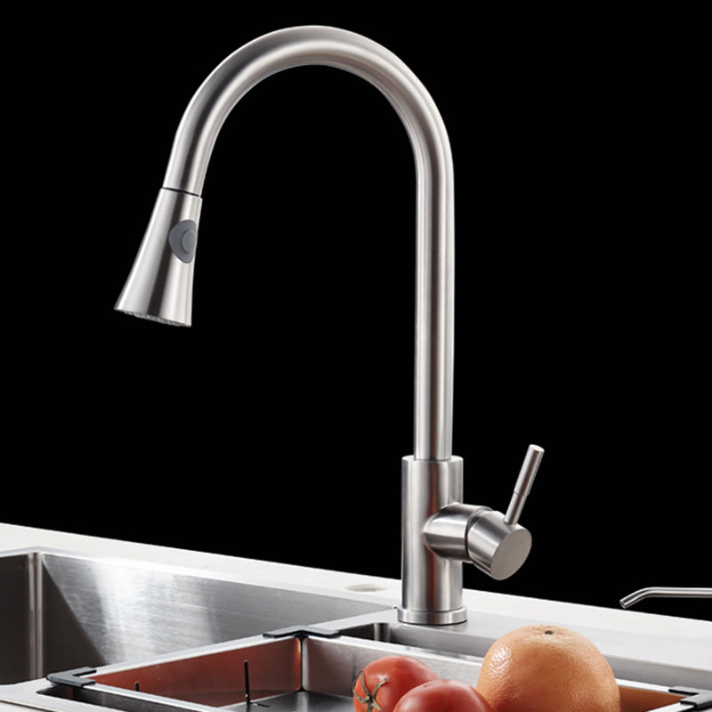 Contemporary Style Kitchen Sink Noise-cancelling Design Stainless Steel Kitchen Sink Clearhalo 'Home Improvement' 'home_improvement' 'home_improvement_kitchen_sinks' 'Kitchen Remodel & Kitchen Fixtures' 'Kitchen Sinks & Faucet Components' 'Kitchen Sinks' 'kitchen_sinks' 6502756