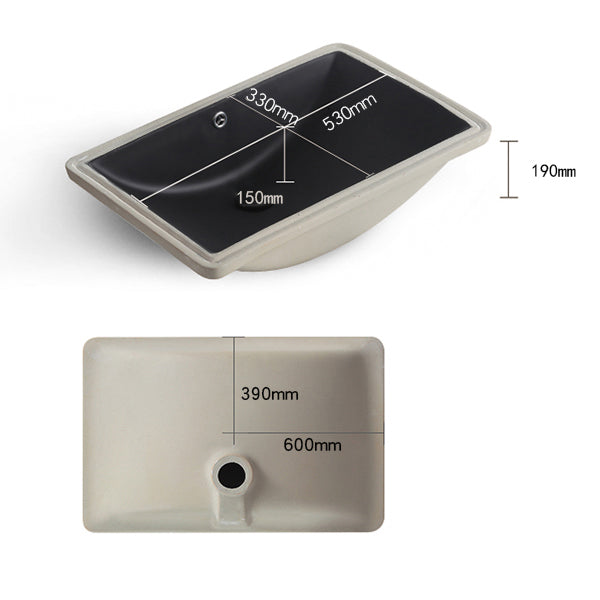 Black Undermount Vanity Sink Modern Porcelain Undermount Vanity Sink Clearhalo 'Bathroom Remodel & Bathroom Fixtures' 'Bathroom Sinks & Faucet Components' 'Bathroom Sinks' 'bathroom_sink' 'Home Improvement' 'home_improvement' 'home_improvement_bathroom_sink' 6502807