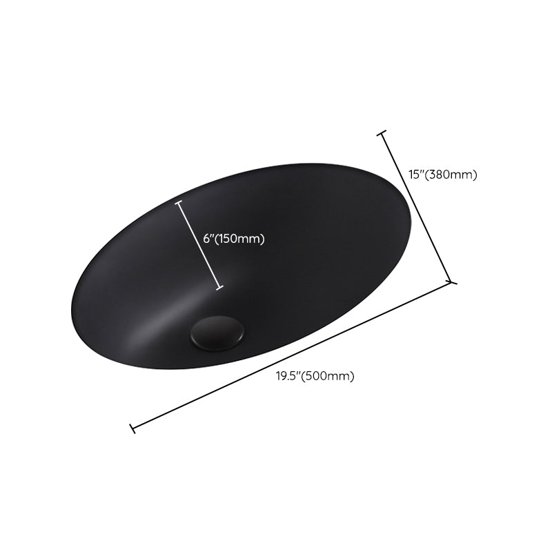 Black Undermount Vanity Sink Modern Porcelain Undermount Vanity Sink Clearhalo 'Bathroom Remodel & Bathroom Fixtures' 'Bathroom Sinks & Faucet Components' 'Bathroom Sinks' 'bathroom_sink' 'Home Improvement' 'home_improvement' 'home_improvement_bathroom_sink' 6502832