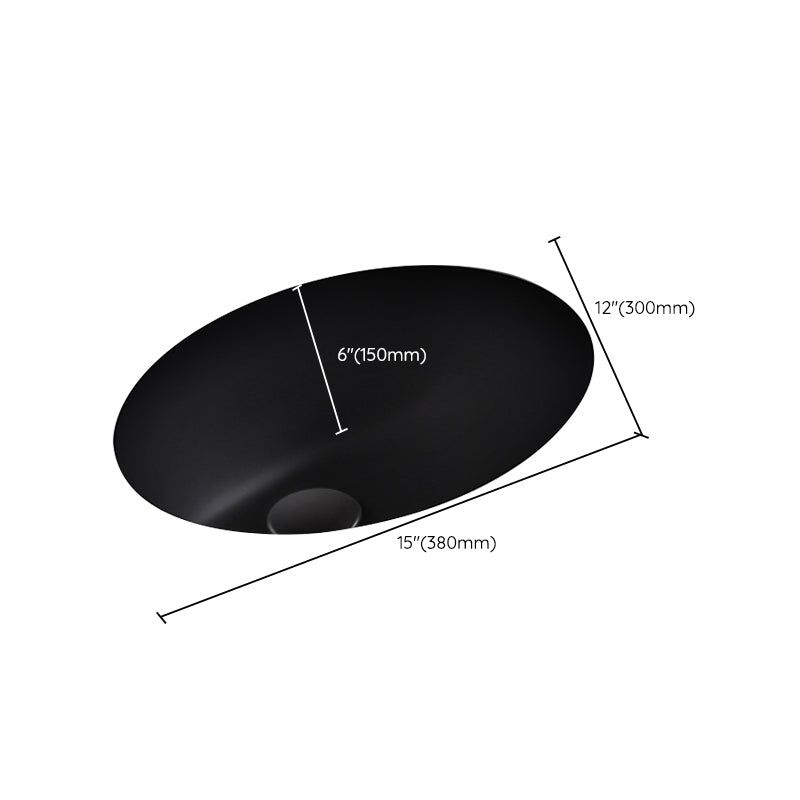 Black Undermount Vanity Sink Modern Porcelain Undermount Vanity Sink Clearhalo 'Bathroom Remodel & Bathroom Fixtures' 'Bathroom Sinks & Faucet Components' 'Bathroom Sinks' 'bathroom_sink' 'Home Improvement' 'home_improvement' 'home_improvement_bathroom_sink' 6502839