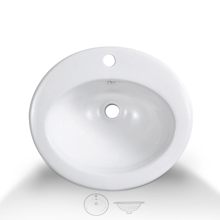 Traditional Wash Stand Oval Shape Porcelain with Pop-Up Drain Vessel Bathroom Sink Clearhalo 'Bathroom Remodel & Bathroom Fixtures' 'Bathroom Sinks & Faucet Components' 'Bathroom Sinks' 'bathroom_sink' 'Home Improvement' 'home_improvement' 'home_improvement_bathroom_sink' 6502843