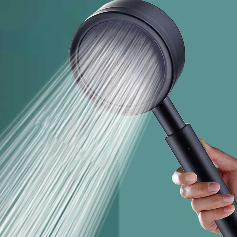 Contemporary Shower Combo Handheld Shower Head with Round Shape Clearhalo 'Bathroom Remodel & Bathroom Fixtures' 'Home Improvement' 'home_improvement' 'home_improvement_shower_heads' 'Shower Heads' 'shower_heads' 'Showers & Bathtubs Plumbing' 'Showers & Bathtubs' 6502892