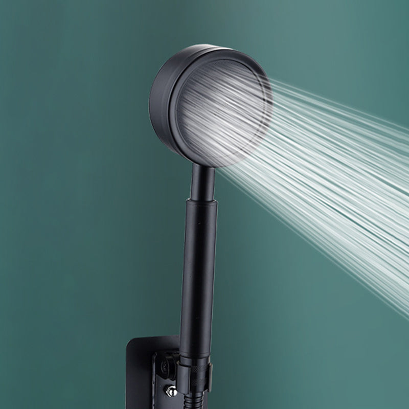 Contemporary Shower Combo Handheld Shower Head with Round Shape Clearhalo 'Bathroom Remodel & Bathroom Fixtures' 'Home Improvement' 'home_improvement' 'home_improvement_shower_heads' 'Shower Heads' 'shower_heads' 'Showers & Bathtubs Plumbing' 'Showers & Bathtubs' 6502909