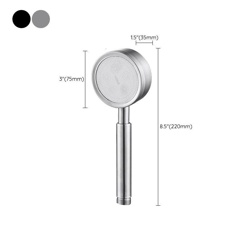 Contemporary Shower Combo Handheld Shower Head with Round Shape Clearhalo 'Bathroom Remodel & Bathroom Fixtures' 'Home Improvement' 'home_improvement' 'home_improvement_shower_heads' 'Shower Heads' 'shower_heads' 'Showers & Bathtubs Plumbing' 'Showers & Bathtubs' 6502913
